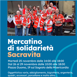 Edizione autunnale del mercatino Sacravita